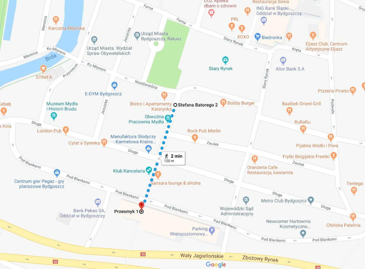 Apartamenty Batorego 2 - Stary Rynek Bydgoszcz Eksteriør bilde